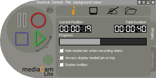 MediaCam Lite Screenshot